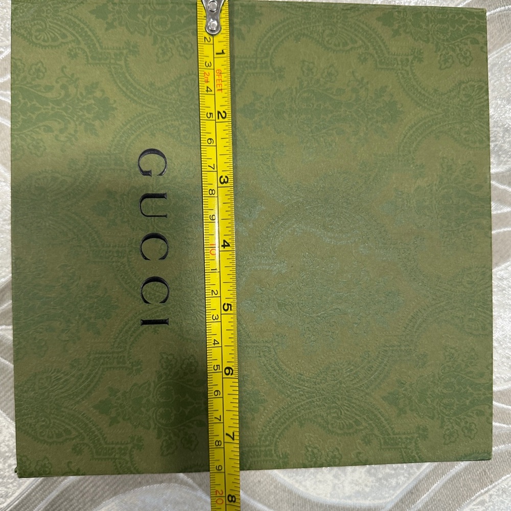 Gucci Green Patterned Box - Picture 10 of 11